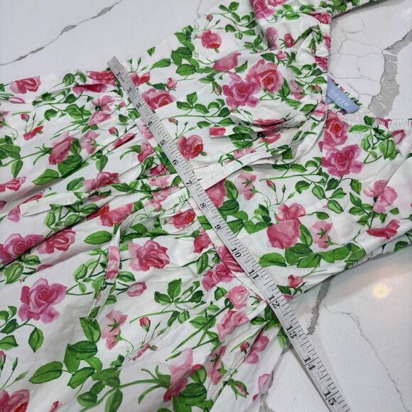 Hill House Dress Womens Size Medium The Ophelia Nap Midi Pink Rose Spring - Picture 7 of 10